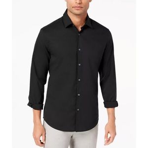Alfani Button Down Long Sleeve Shirt. Neck 17.5. Sleeve 34/35. NWT